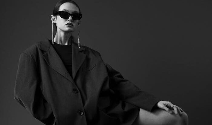 pexels-photo-20446138 A woman in black and white is posing